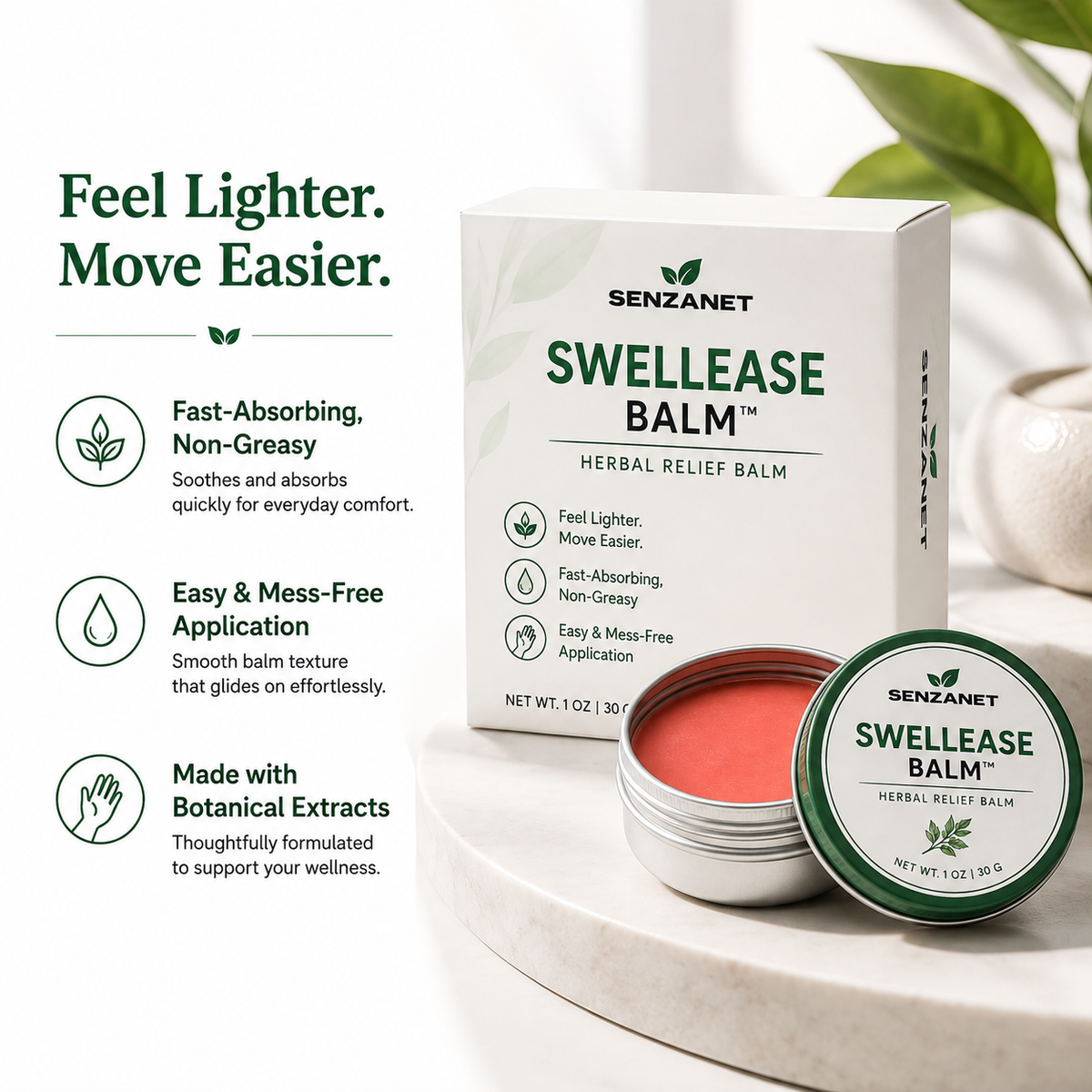 SenZanet Edema & Swelling Relief